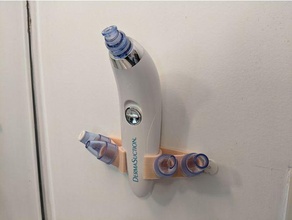 dermasuction titulaire soutien salle bains accessoires organisateur organisation sucer mur monter 3d print model - Mito3D