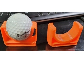 golf ball clip 1 3 type 1ball 3d print model - Mito3D