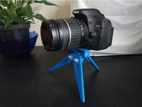 compacto trípode plegable cámara montar 3d print model - Mito3D