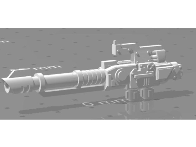 croisade lourd armes 30k 40k espace Marin marteau guerre 3D print model - Mito3D