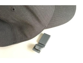 baseball hat facemask clips 3d print model - Mito3D