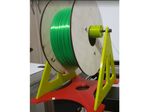 einfach Ort Boden Filament Spule Halter Unterstützung Direkte Fahrt Extruder leiten Saphir Profi Bäume 3d print model - Mito3D