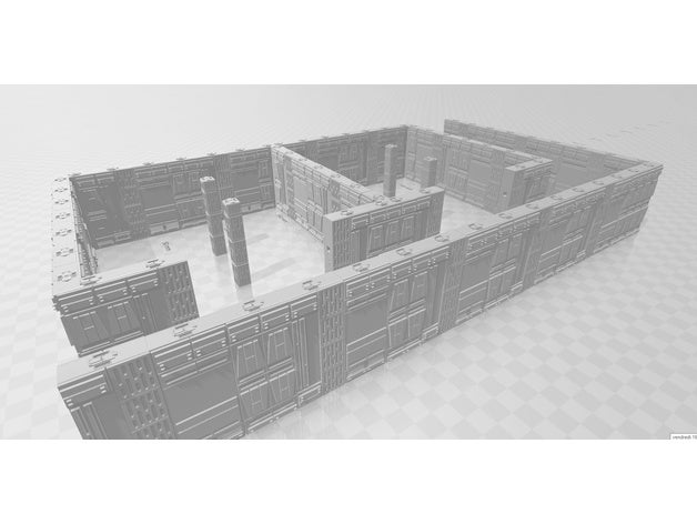 star wars death wall 3D print model - Mito3D