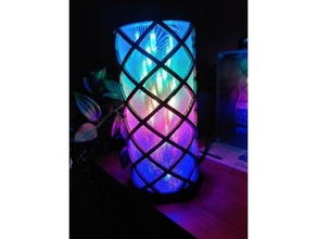 wire helix lamp arduino esp8266  lamp lantern leds lighting touch 3d print model - Mito3D