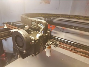 Ender 5 Corexy Hemera Fandukt Ader xy Realität e3dhemera e3d montieren Upgrades 3d print model - Mito3D