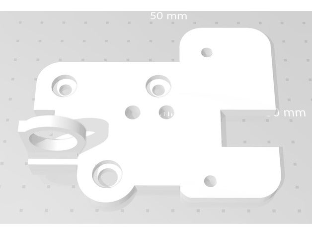 ender 5 montare omniadrop ezabl 3D print model - Mito3D