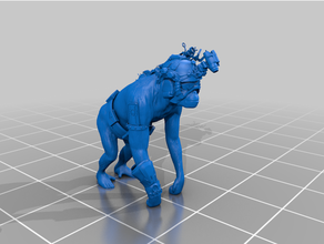Uzay maymun teknisyen 3d print model - Mito3D