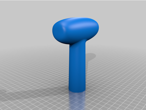 stick handle 3d print model - Mito3D