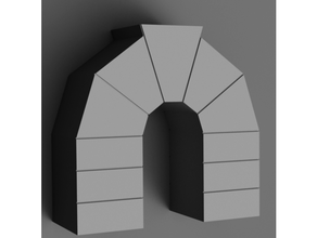 scythe tunnel - stl scythe scythe boardgame 3d print model - Mito3D