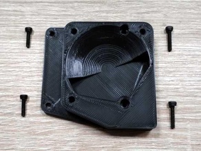 ender 3 hot 4020 axial fan mod duct spacer 3d print model - Mito3D