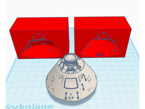 Apolo mando módulo moldes 3d print model - Mito3D