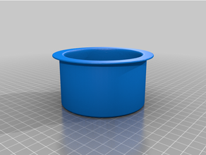 waterbox short filter cup floss 3d print model - Mito3D