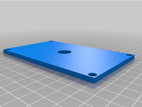 ender 5 lcd block plate 3d print model - Mito3D