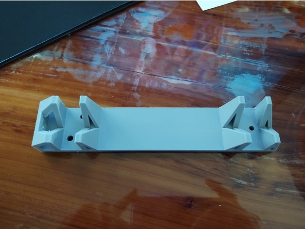 cheap shelf bracket spool holder adapter filament mounting 3D print model - Mito3D