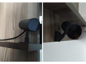 oculus sensor shelf stands straight angled bookshelf rift mount stand 3d print model - Mito3D