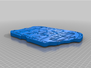 tablet akmanrah 3d print model - Mito3D