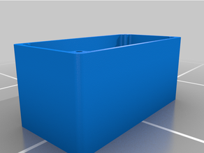 semplice scatola allegato 10x5x5cm m3 vite buchi 3d print model - Mito3D