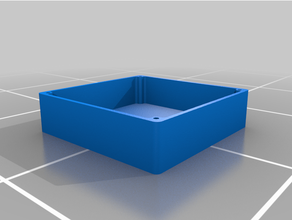 semplice scatola allegato 10x10x3cm m3 vite buchi 3d print model - Mito3D