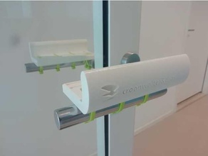 gomito porta apriscatole corona maniglia 3d print model - Mito3D