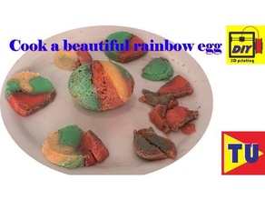 egg punch--cook beautiful rainbow -- life hack 3d print model - Mito3D