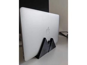 clamshell macbook stand 3d print model - Mito3D