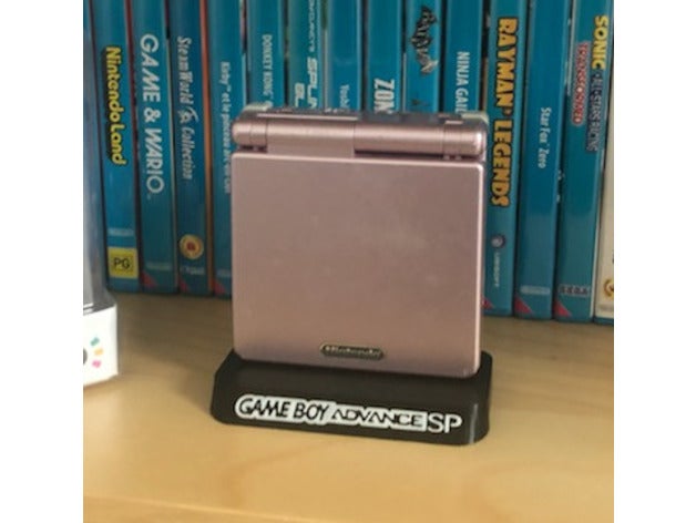 Gameboy avance sp supporter 3D print model - Mito3D