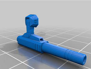 invisible hammer war replacement parts 6mm american mecha tabletop 3d print model - Mito3D