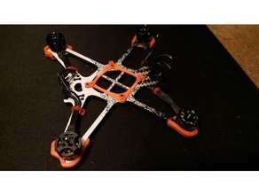 tinyhawk freestyle race ii 255x255mm whoop toothpick aio board conversion adapter mount 3d print model - Mito3D