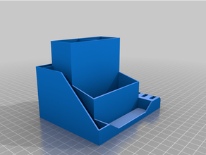 minimalist desktop organizer 3d print model - Mito3D