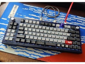 keebio sinc 75 - mechanical keyboard case 3d print model - Mito3D