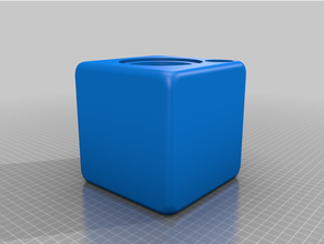 cube speaker enclosure loudspeaker speakers 3d print model - Mito3D