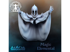 Magia elementare arcano conflux dnd eroi mightmagic miniatura esploratore tavolo 3d print model - Mito3D