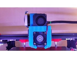 ender 5 direct drive cooling duct remix 3d print model - Mito3D