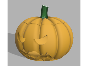 pumpkin halloween led light scary 3d print model - Mito3D