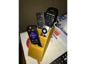 remote control holder container controls 3d print model - Mito3D