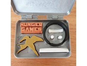 Hunger Spiele Box Weihnachten einfach Geschenk Hungerspiele Kiste katniss spotttölpel unterstützt Ornament Strumpf stuffer 3d print model - Mito3D