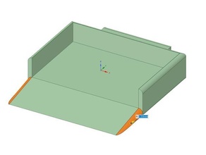 simple large dustpan 3d print model - Mito3D