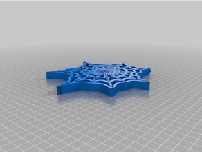 Spinnennetz 3d print model - Mito3D