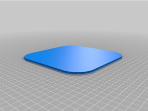 simple mouse pad 3d print model - Mito3D