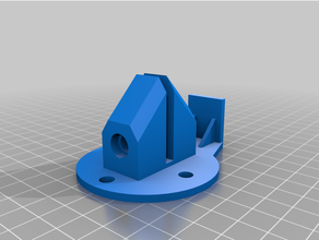 pegboard wall stand stand-off mount 3d print model - Mito3D