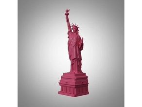 statue liberty magnet holder 3d print model - Mito3D