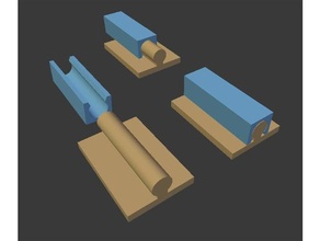 pegajoso paño clips 3d print model - Mito3D