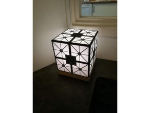 hypercube lamp single extruder cube illumination light lightning 3d print model - Mito3D