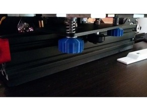 letto livello pomello m4 nylock Noce regolazione livellamento 3d print model - Mito3D