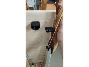 quick-storage solution simple bows archery bow plug rack storage 3d print model - Mito3D