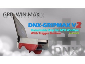 dnx gripmax v2 firmeza gpd winmax desencadear botões ganhar max grip 3d print model - Mito3D