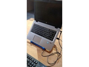 Vertikale Stand 14'' 15 Laptop Monitor Steigleitung 3d print model - Mito3D