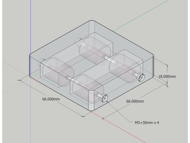 casters moving furniture 3D print model - Mito3D