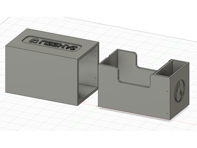 Magia mazzo scatola raccolta 3D print model - Mito3D