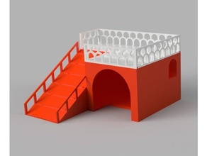 turtle pet house loft pets sturgeon 3d print model - Mito3D